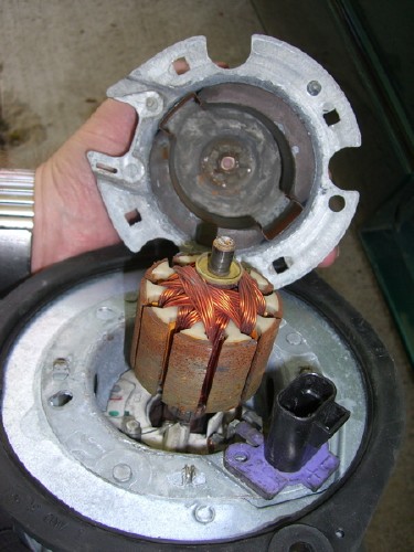 motor disassembled